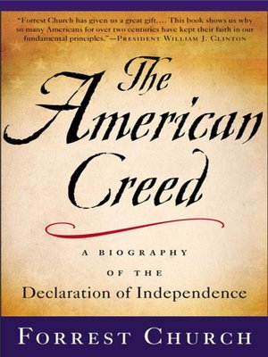 cover image of The American Creed